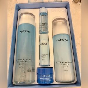 LANEIGE Essential Balancing Skincare Set - Light Blue - retails: $50